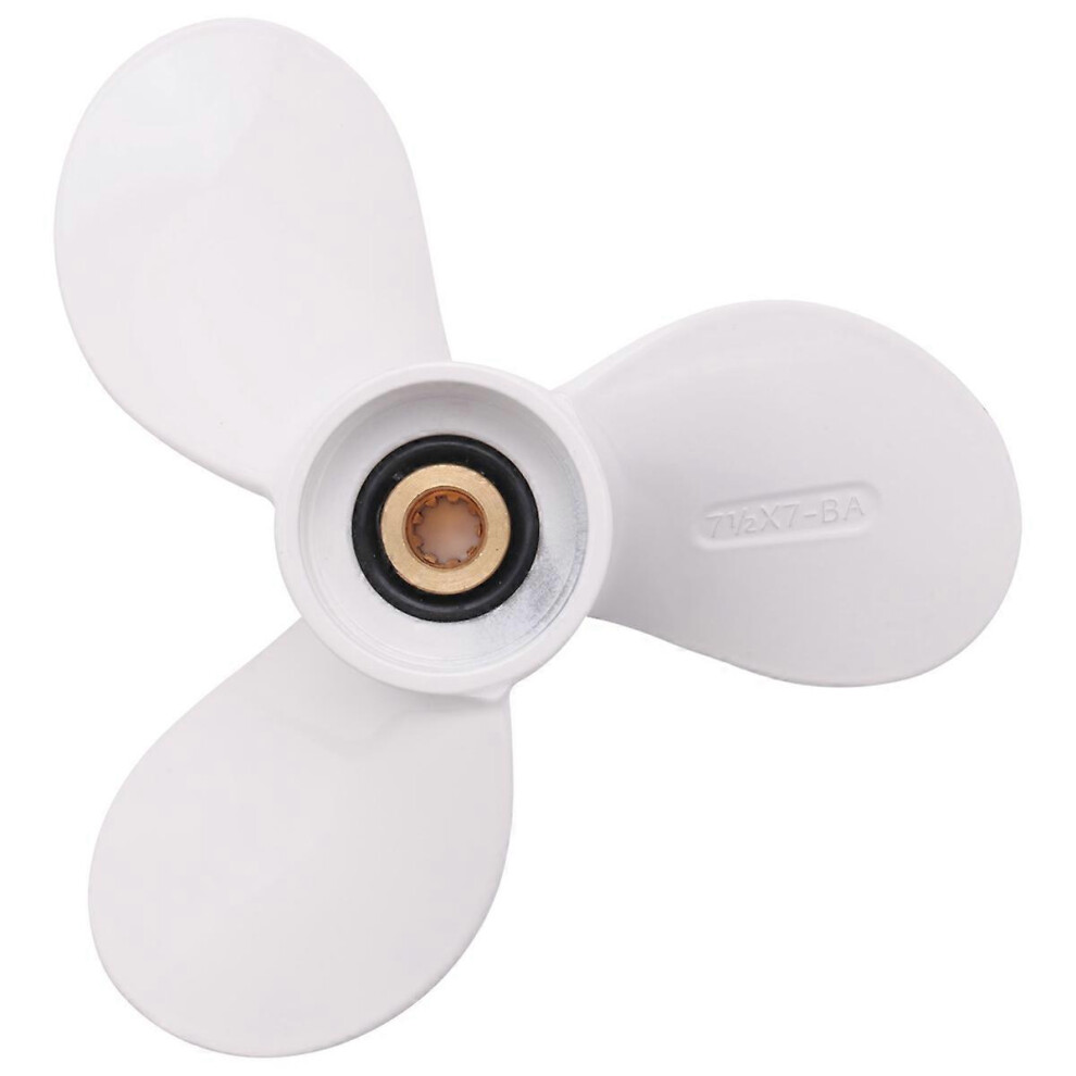 7 1/2X7 Compatible With 4Hp 5Hp 6Hp Compatible With Yamaha 9-Tooth Spine Aluminum Propeller Outboard Boat Motors Marine Pr 8883322535854