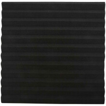Paquete de 12 paneles acústicos, cuñas de espuma de ingeniería, paneles absorbentes de sonido, 2,5 x 30 x 30 cm