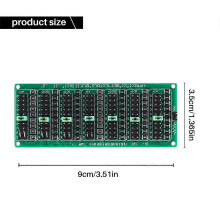 Programmeerbare SMD-weerstandsschuifkaart met 7 decaden, 1R-9999999R, stapnauwkeurigheid van 1%, 1/2 Watt M