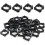 30 pluggable battery holders compatible with 18650 lithium batteries, plastic holders 1