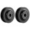 2 rollers for sliding barn doors, heavy-duty rollers for cabinets and windows, silent sliding door rail. 1