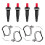 4-piece propane push piezo ignition set with threaded ceramic electrode and ignition cable, 30 cm 2
