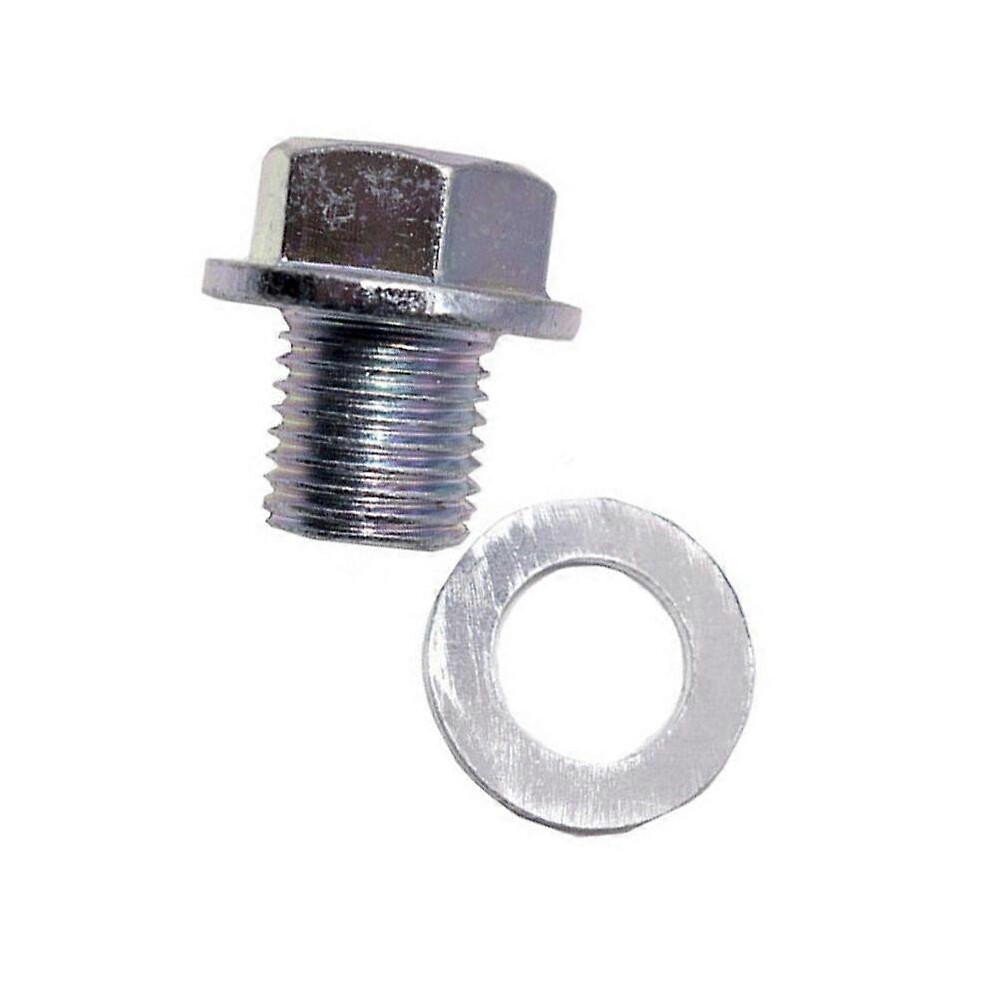 90009-R70-A00 Engine Oil Pan Drain Plug With Washer Compatible With Honda/Acura 8185648070478