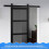 2 rollers for sliding barn doors, heavy-duty rollers for cabinets and windows, silent sliding door rail. 5
