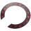1 rosette sticker with red pattern for acoustic classical guitar (spare part) 2