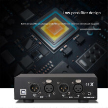 48V 2-channel phantom power supply, universal compact phantom power supply for condenser microphones (music) R