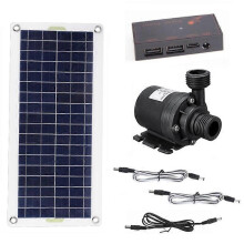 Pompa solare per acqua da 50 W, 800 l/h, 12 V CC, bassa rumorosità, ideale per fontane da giardino per famiglie.