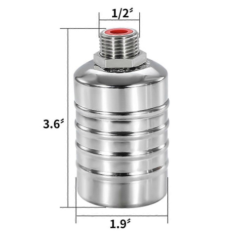 1/2 to 3/4 inch float valve, stainless steel float valve, fully automatic water level control 1