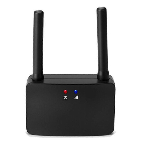 433 MHz wireless repeater with learning code extension for wireless alarm systems and detectors