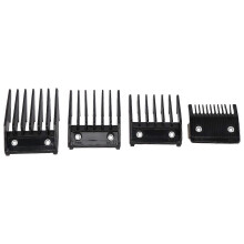 4-piece comb set compatible with Wahl with metal-supported cutting guides 3mm 6mm 9mm 12mm
