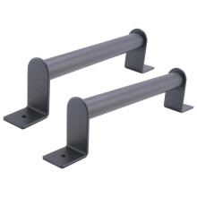 2 pieces black carbon steel sliding door handles compatible with sliding doors, garden gates, garage doors