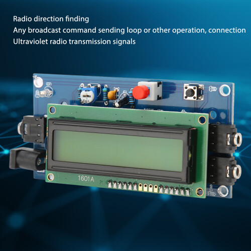Display LED con lettore di codice Morse resistente in PC facile da trasportare DC7-12V 2