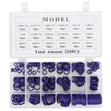 225 Pieces Sealing O-Ring R22 R134A Air Conditioning O-Ring Rubber Wash Assortment PL Car Accessories