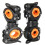 360-degree rotatable bicycle light, double holder, LED front flashlight, pump, handlebar mount 5