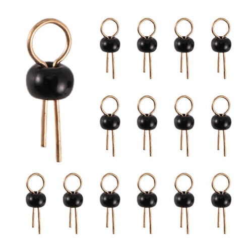 200 pieces black gold tone solder PCB board breadboard test point pins
