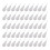 1 pack of aluminum needles, thread guides, sewing tool, thread guide for sewing needle, silver 2