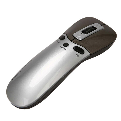 Multifunctional 6D Wireless Air Mouse 3-in-1 + Pointer + Presenter for PowerPoint Teaching, Conferences and Speeches 2