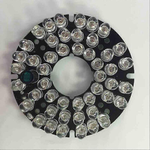 48 LED IR infrared illumination board, 60 degrees, compatible with CCTV home security camera 1