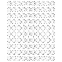 100 stuks M3 3mm 304 roestvrijstalen metrische platte ringen