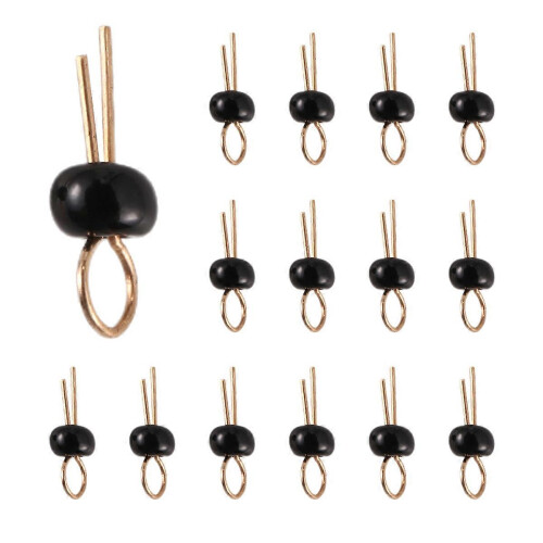 200 pieces black gold tone solder PCB board breadboard test point pins 1