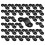 70 καμπυλωτά δεματικά καλωδίων 21 x 7 mm για σύρμα 3 mm 2