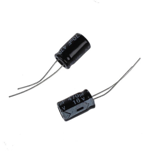 10 ηλεκτρολυτικοί πυκνωτές αλουμινίου 16V 470µF 8 x 12mm 1