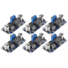 Set van 6 LM2596 DC-DC step-down converters, 3,0-40V naar 1,5-35V voedingsmodules