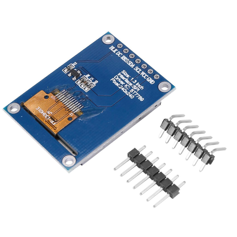 1.3-Inch Ips Hd Tft With St7789 Controller, 240X240, Spi Communication, 3.3V, Spi Interface, Full Color 8729891493655
