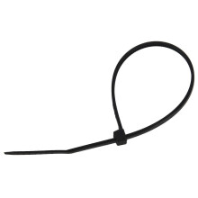 100 bridas autoblocantes para cables eléctricos de 2,5 mm x 150 mm. Bridas rígidas para cables.