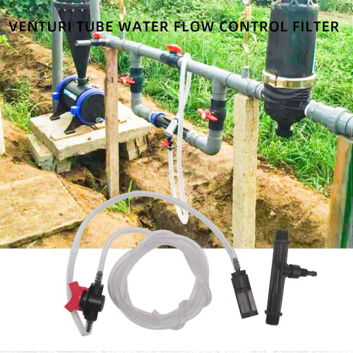 1/2 Garden irrigation device Venturi fertilizer injector Switchable water pipe set 1