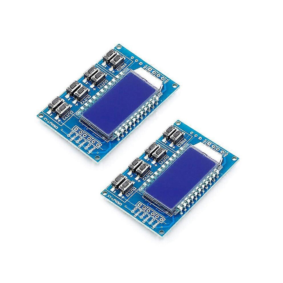2 Pieces 3-Channel Pwm Pulse Generator Adjustable Frequency Square Wave Signal Generator 8264499560434