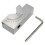 Mini adjustable precision V-block with adjustable angle, 75 x 25 x 36 mm, 0 to 60 degrees 1