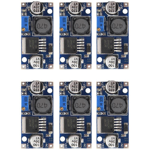 Set van 6 LM2596 DC-DC step-down converters, 3,0-40V naar 1,5-35V voedingsmodules 1
