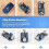 Set van 6 LM2596 DC-DC step-down converters, 3,0-40V naar 1,5-35V voedingsmodules 5