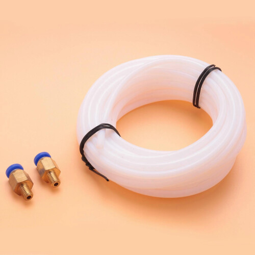Σωλήνας Bowden PTFE 5 μέτρων με 2 εξαρτήματα PC4-M6 για νήμα 1,75 mm για τον εκτυπωτή Creality 3D. 2