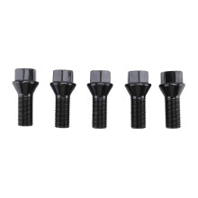 tuercas de seguridad para ruedas de acero negro M14 x 1,25 36136781151 para BMW X3 X5 E70 E71 F20 F25 X5