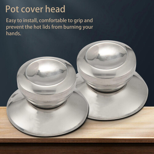 2 pieces Universal replacement handles compatible with pot lids and kitchenware lids 2