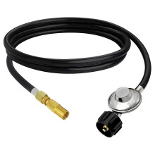 Kit di ricambio per tubo adattatore per propano da 1,5 m (5 piedi) e regolatore per barbecue a bassa pressione Coleman Roadtrip, QCC1
