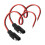 2 καλώδια επέκτασης SAE 18 AWG, ταχυσύνδεσμοι SAE 2 ακίδων, ηλιακό πάνελ SA 10A 3