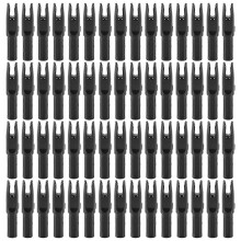 Pack of 60 notches for archery arrows, 6.2 mm inner diameter, for making compound hunting arrows.
