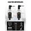 0V/48V Wireless XLR Microphone Transmitter and Receiver Wireless System Rechargeable compatible with 1