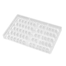 10-cavity chocolate mold, half-round pumpkin shape, cake mold compatible with baked goods, confectionery, pastries, baking