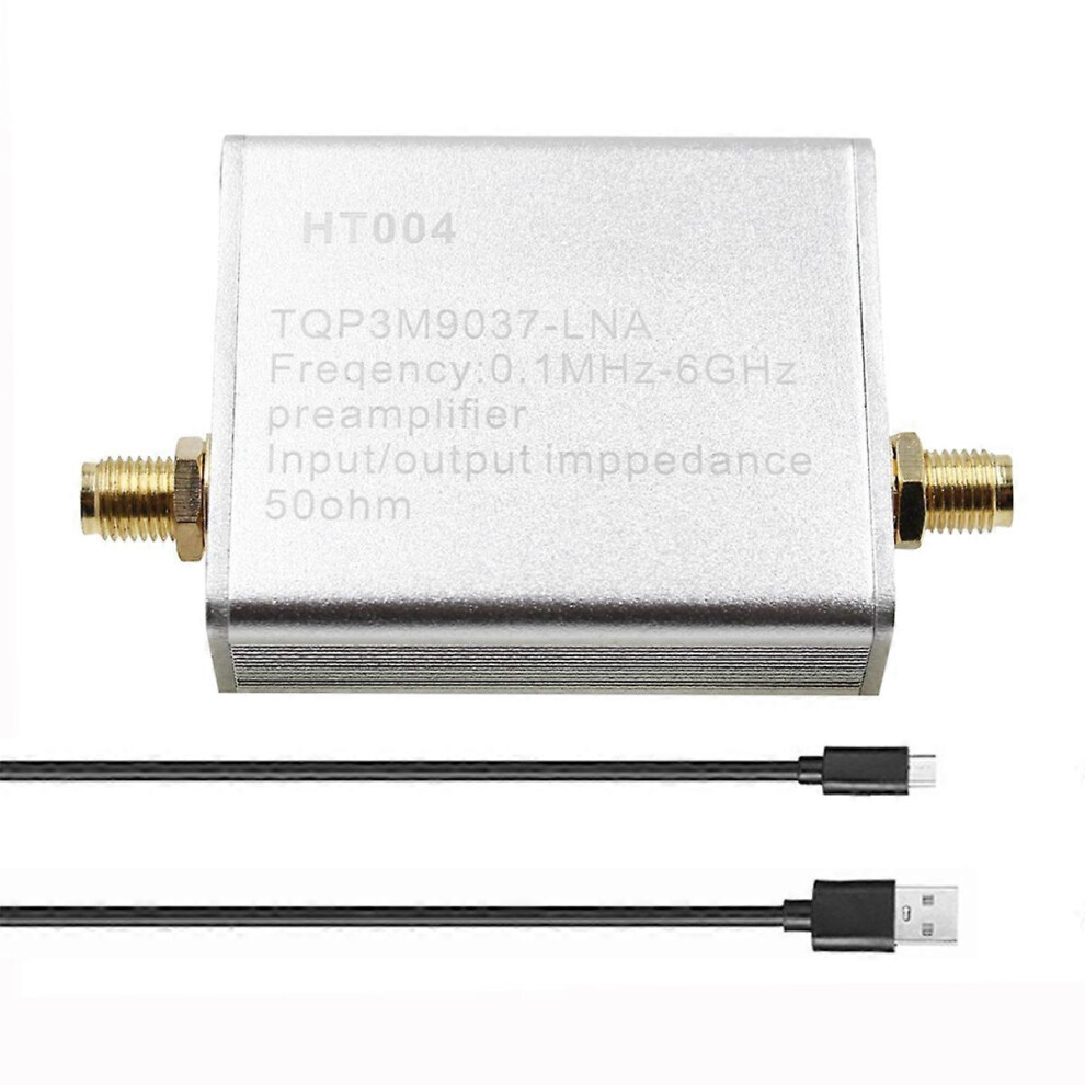 100K-6Ghz Full Band Noise Reduction Amplifier, 20Db High Gain Preamplifier, Lna Module Compatible With Rf & Software Def 8581491648282