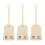 3 DSL filter splitters for telephone lines, telephone socket splitters, inline DSL filters, telephone modems, ADSL 1
