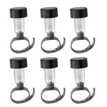 6pcs Solar Pool Lights Waterproof LED compatible with Swimming Pools Outdoor Swimming Pools Fence Decoration Accessories