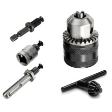 Spantangadapter met sleutelbereik van 1,5-10 mm (1/16 inch-3/8 inch); 1/2 inch vierkante binnendraad.