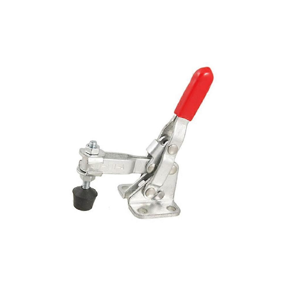Vertical Toggle Clamp 101A, 50Kg/110Lbs Load Capacity, Red Straight Handle 8092969667693