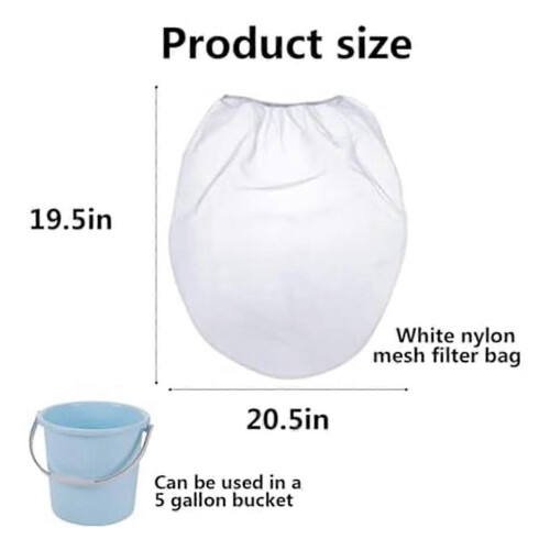 26er Pack Farbfilterbeutel 5-Gallon Flex-Top Farbfilterbeutel Hydroponik-Farbfilterbeutel für Farbe 2