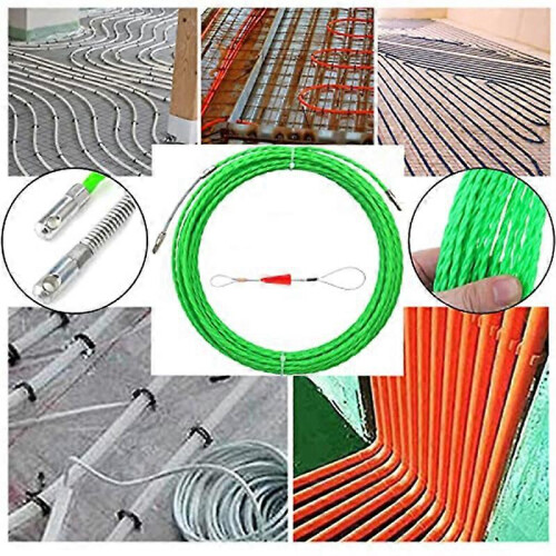 Σετ 10 μέτρων (33 πόδια) με εξολκείς καλωδίων PET 4,5 mm για επιτοίχια ηλεκτρικά καλώδια 1