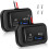 12V/24V RV USB Socket, Dual PD3.0 Type-C (USB C) & Quick Charge QC3.0 USB-A Port Panel-Mount Car USB 1